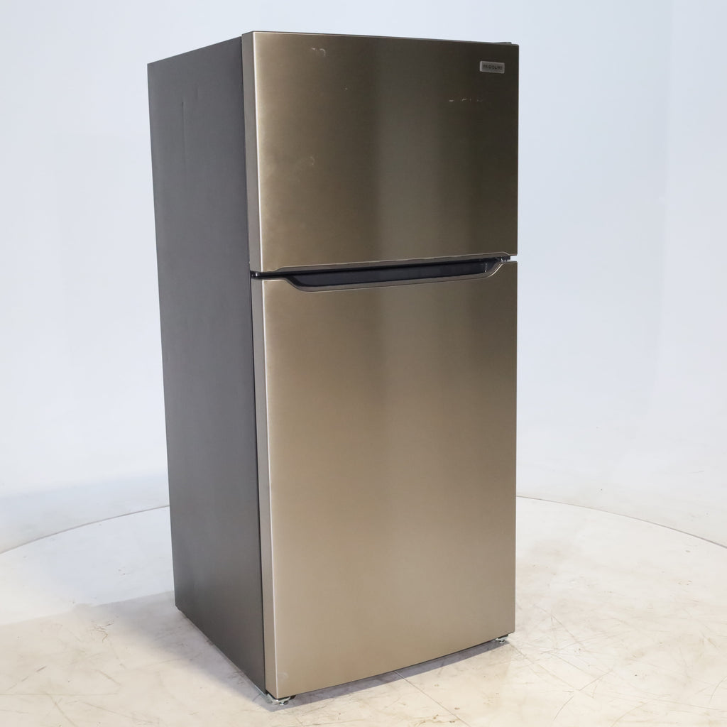 Pictures of 30" Wide EasyCare Stainless Steel Frigidaire 20.0 cu. ft. Top Freezer Refrigerator with EvepTemp Cooling System - Scratch & Dent - Minor - Neu Appliance Outlet - Discount Appliance Outlet in Austin, Tx