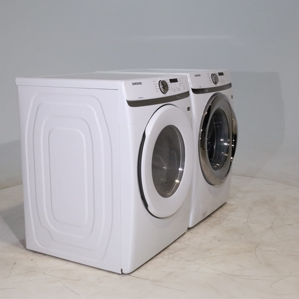 Pictures of ENERGY STAR Samsung 4.5 cu. ft. Front Load Washer with Vibration Reduction and Samsung 7.5 cu. ft. Front Load Gas with Sensor Dry and Interior Drum Light- Scratch & Dent - Minor - Neu Appliance Outlet - Discount Appliance Outlet in Austin, Tx