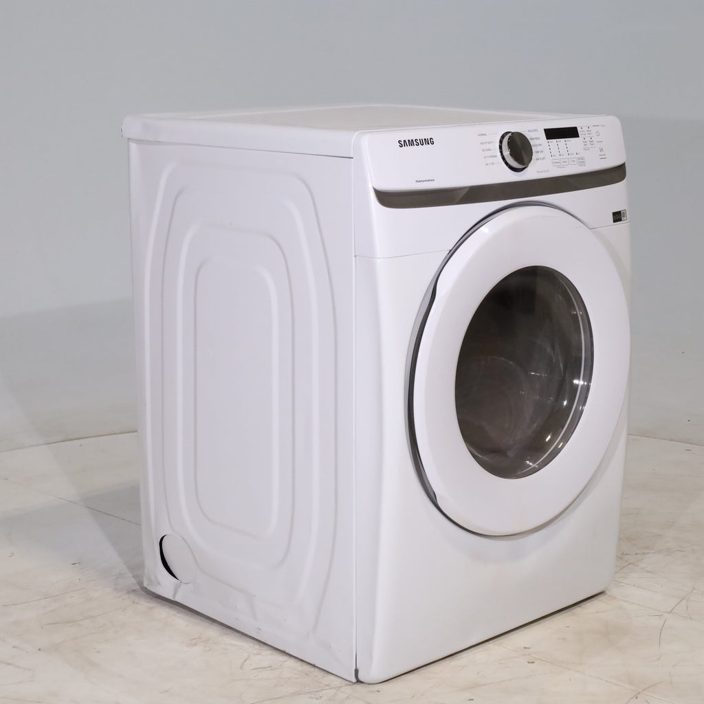 Pictures of White Samsung 7.5 cu. ft. Front Load Electric Dryer with Smart Care - Scratch and Dent - Minor - Neu Appliance Outlet - Discount Appliance Outlet in Austin, Tx