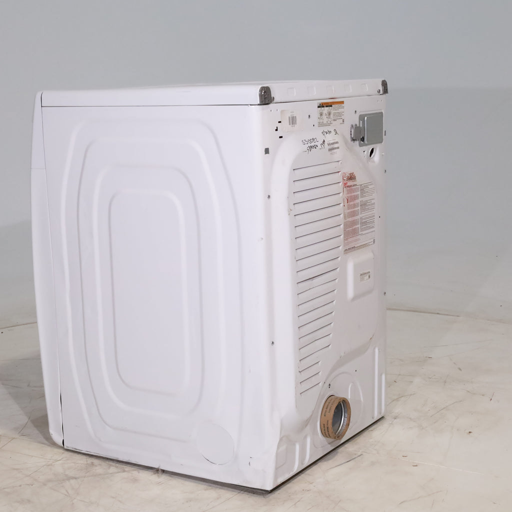 Pictures of White Samsung 7.5 cu. ft. Front Load Electric Dryer with Smart Care - Scratch and Dent - Minor - Neu Appliance Outlet - Discount Appliance Outlet in Austin, Tx