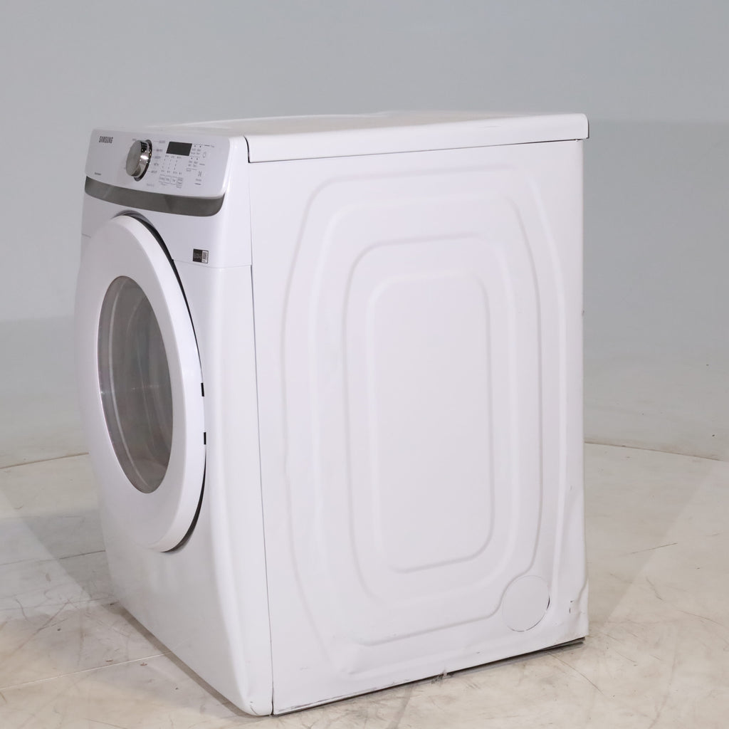 Pictures of White Samsung 7.5 cu. ft. Front Load Electric Dryer with Smart Care - Scratch and Dent - Minor - Neu Appliance Outlet - Discount Appliance Outlet in Austin, Tx