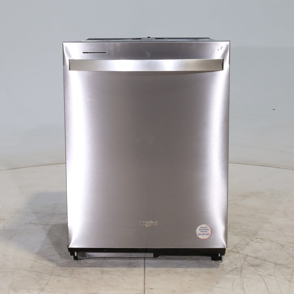 Pictures of 24 in. Fingerprint Resistant Stainless Steel Whirlpool Built In Dishwasher with 55 dBA - Scratch & Dent - Minor - Neu Appliance Outlet - Discount Appliance Outlet in Austin, Tx