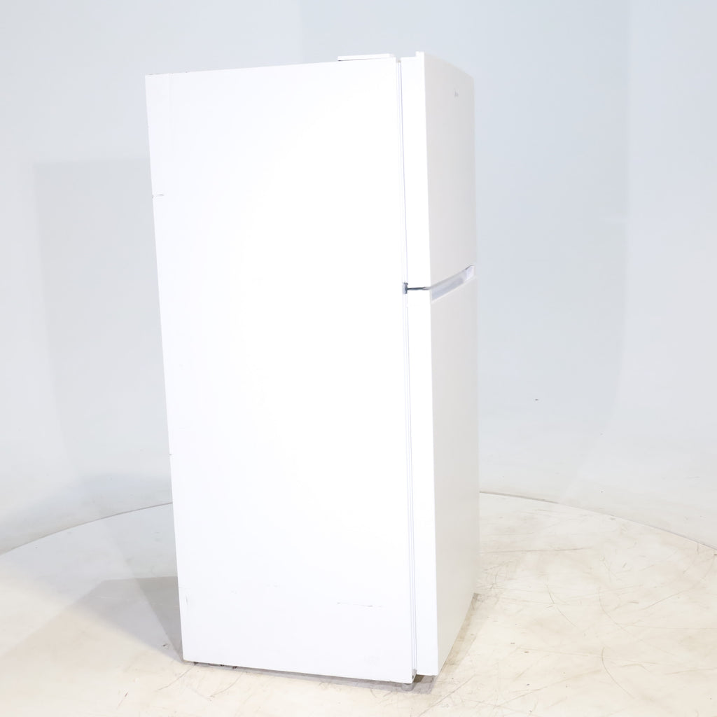 Pictures of White ENERGY STAR Midea 18.1 cu. ft. Top Freezer Refrigerator with Reversible Door - Scratch & Dent - Minor - Neu Appliance Outlet - Discount Appliance Outlet in Austin, Tx