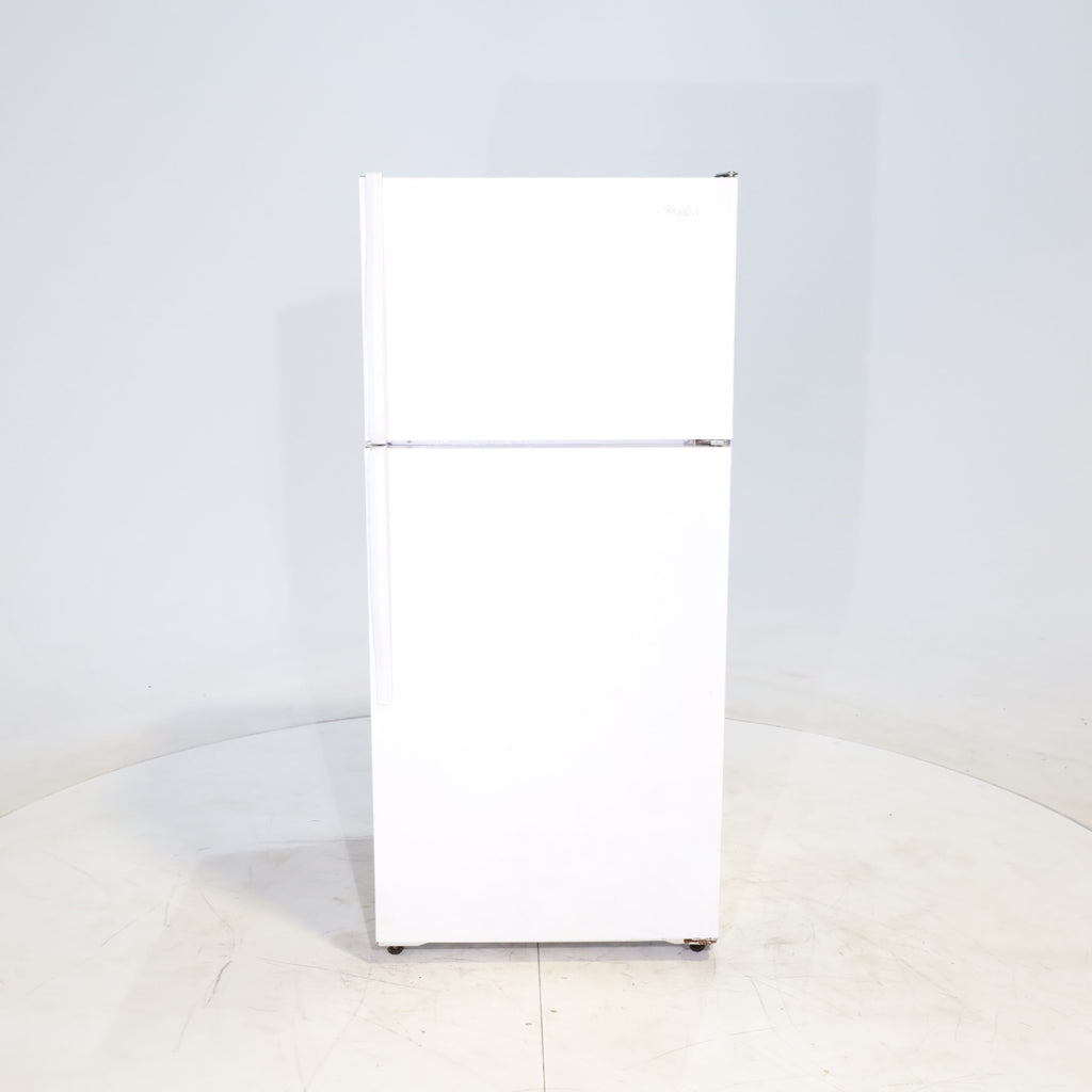 Pictures of 28" Wide White Whirlpool 14 cu ft Top Freezer and Bottom Refrigerator - Certified Refurbished - Neu Appliance Outlet - Discount Appliance Outlet in Austin, Tx