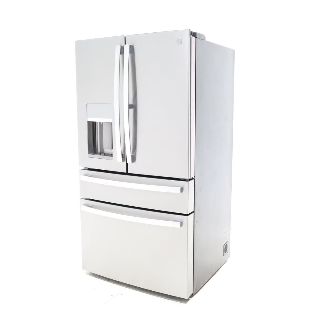 Pictures of 35 5/8" Wide Stainless Steel ENERGY STAR GE Profile 27.9 cu. ft. Smart 4 Door French Door Refrigerator with Door in Door- Scratch & Dent - Minor - Neu Appliance Outlet - Discount Appliance Outlet in Austin, Tx