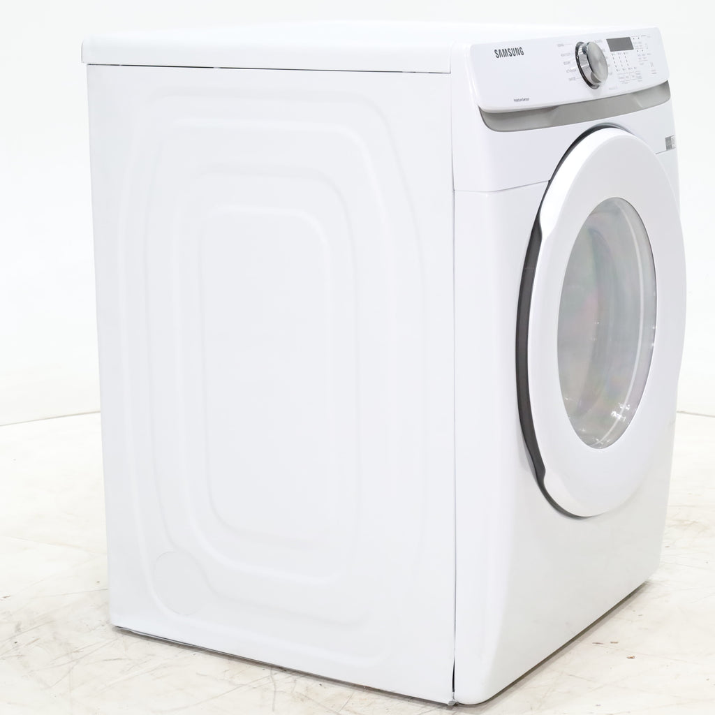 Pictures of White Samsung 7.5 cu. ft. Front Load Electric Dryer with Smart Care - Scratch and Dent - Minor - Neu Appliance Outlet - Discount Appliance Outlet in Austin, Tx