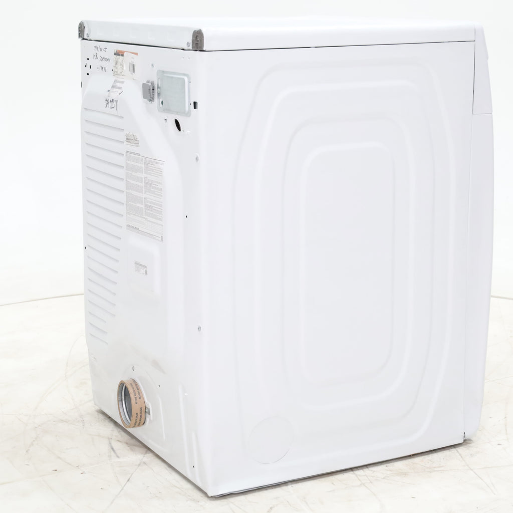 Pictures of White Samsung 7.5 cu. ft. Front Load Electric Dryer with Smart Care - Scratch and Dent - Minor - Neu Appliance Outlet - Discount Appliance Outlet in Austin, Tx