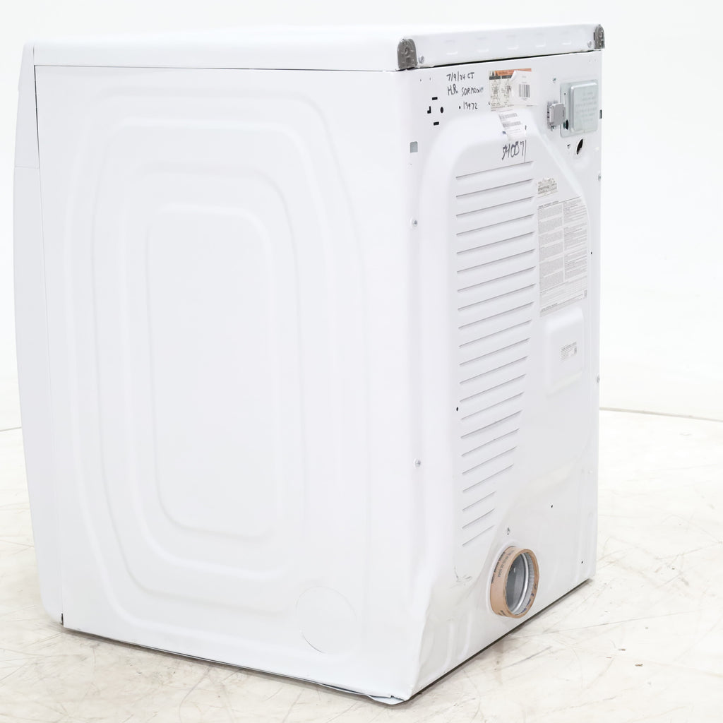 Pictures of White Samsung 7.5 cu. ft. Front Load Electric Dryer with Smart Care - Scratch and Dent - Minor - Neu Appliance Outlet - Discount Appliance Outlet in Austin, Tx