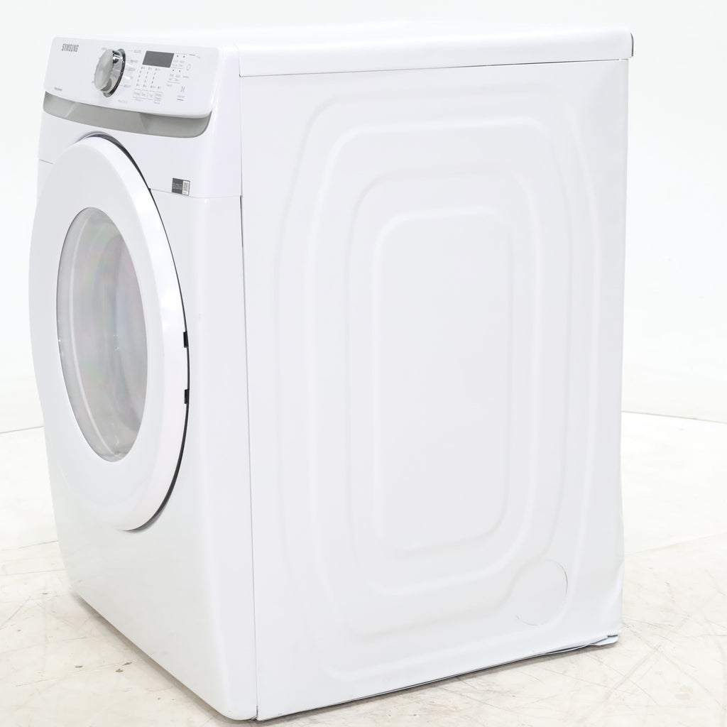 Pictures of White Samsung 7.5 cu. ft. Front Load Electric Dryer with Smart Care - Scratch and Dent - Minor - Neu Appliance Outlet - Discount Appliance Outlet in Austin, Tx