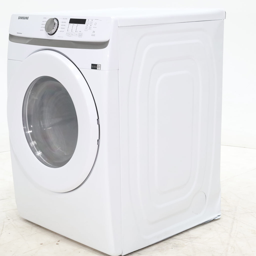 Pictures of White Samsung 7.5 cu. ft. Front Load Electric Dryer with Smart Care - Scratch and Dent - Minor - Neu Appliance Outlet - Discount Appliance Outlet in Austin, Tx