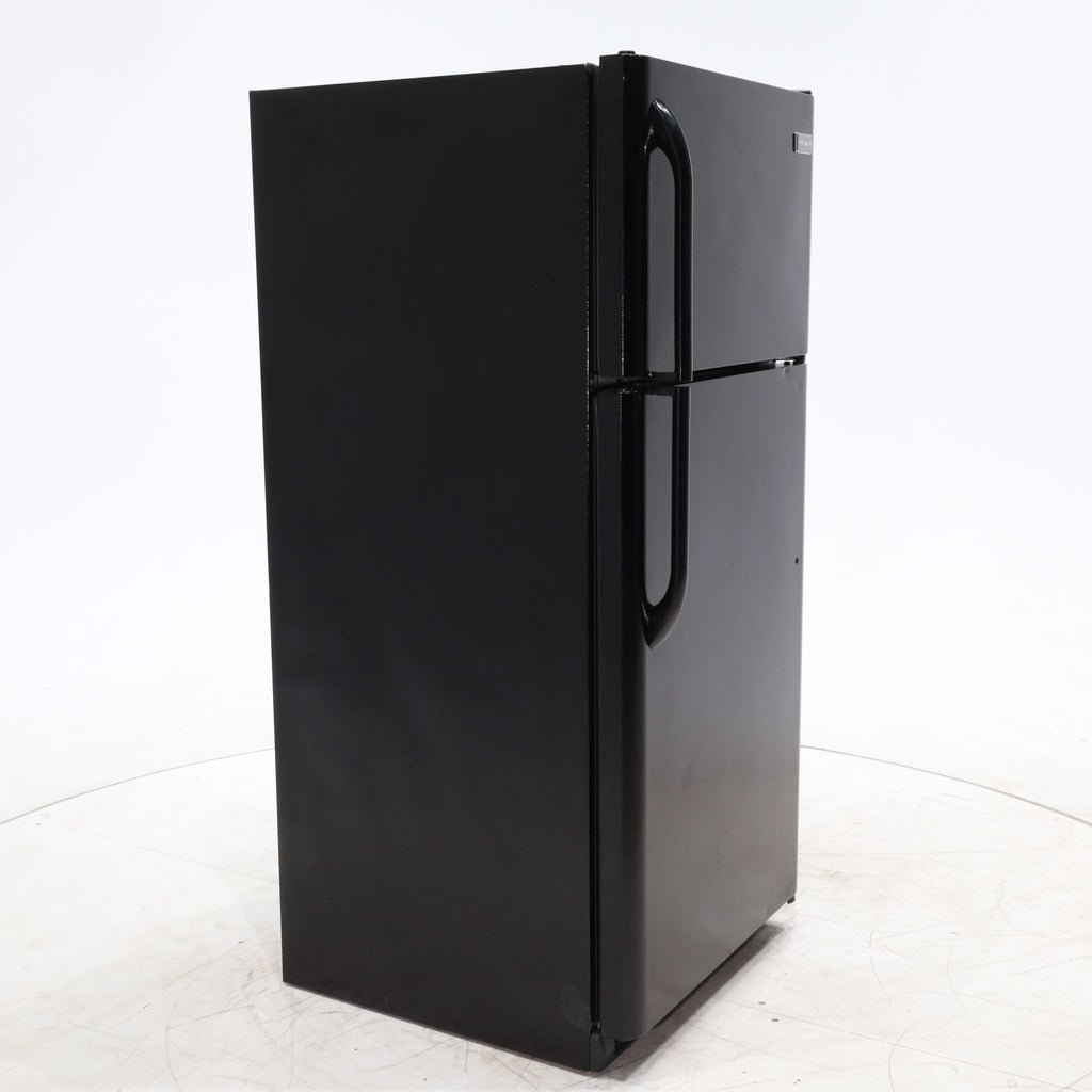 Pictures of 30" Wide Frigidaire 18 cu ft Black Top Freezer and Bottom Refrigerator with Store-More Humidity Controlled Crisper Drawers - Certified Refurbished - Neu Appliance Outlet - Discount Appliance Outlet in Austin, Tx