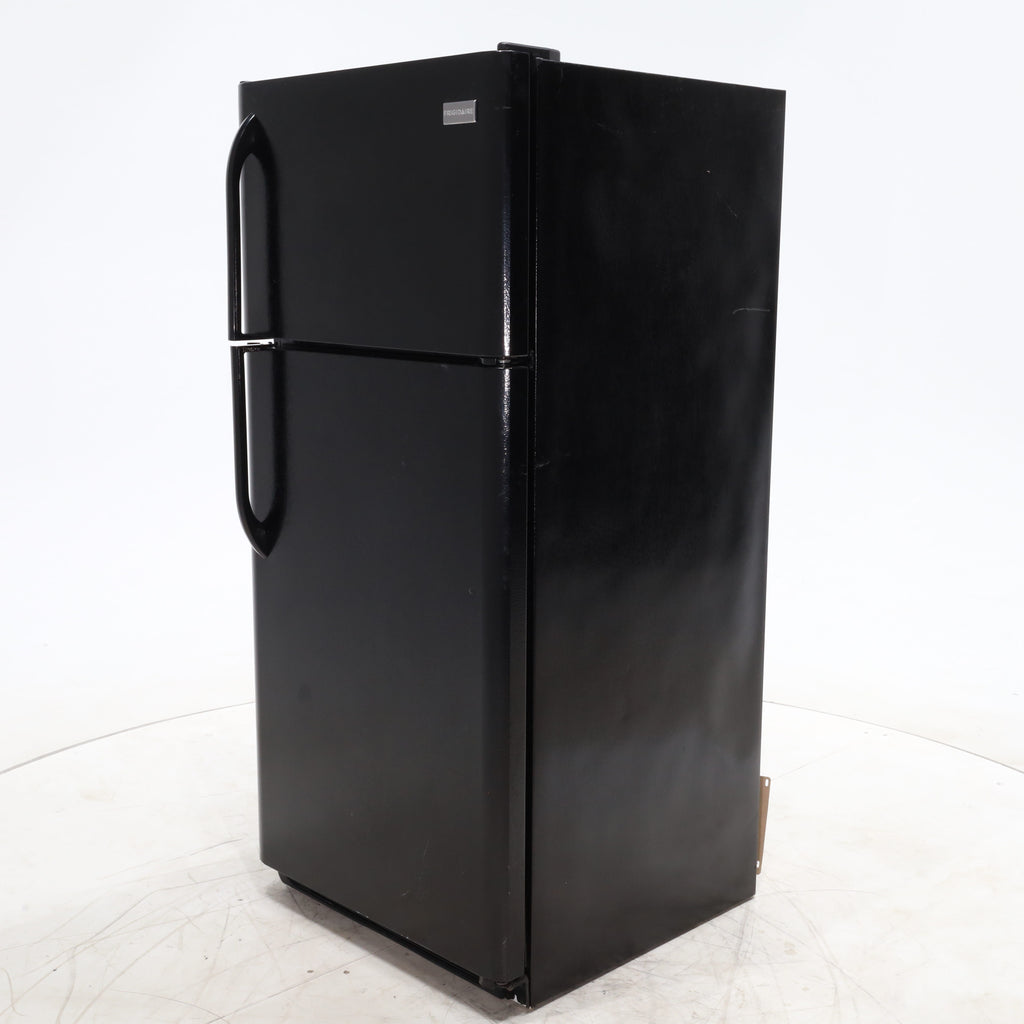 Pictures of 30" Wide Frigidaire 18 cu ft Black Top Freezer and Bottom Refrigerator with Store-More Humidity Controlled Crisper Drawers - Certified Refurbished - Neu Appliance Outlet - Discount Appliance Outlet in Austin, Tx