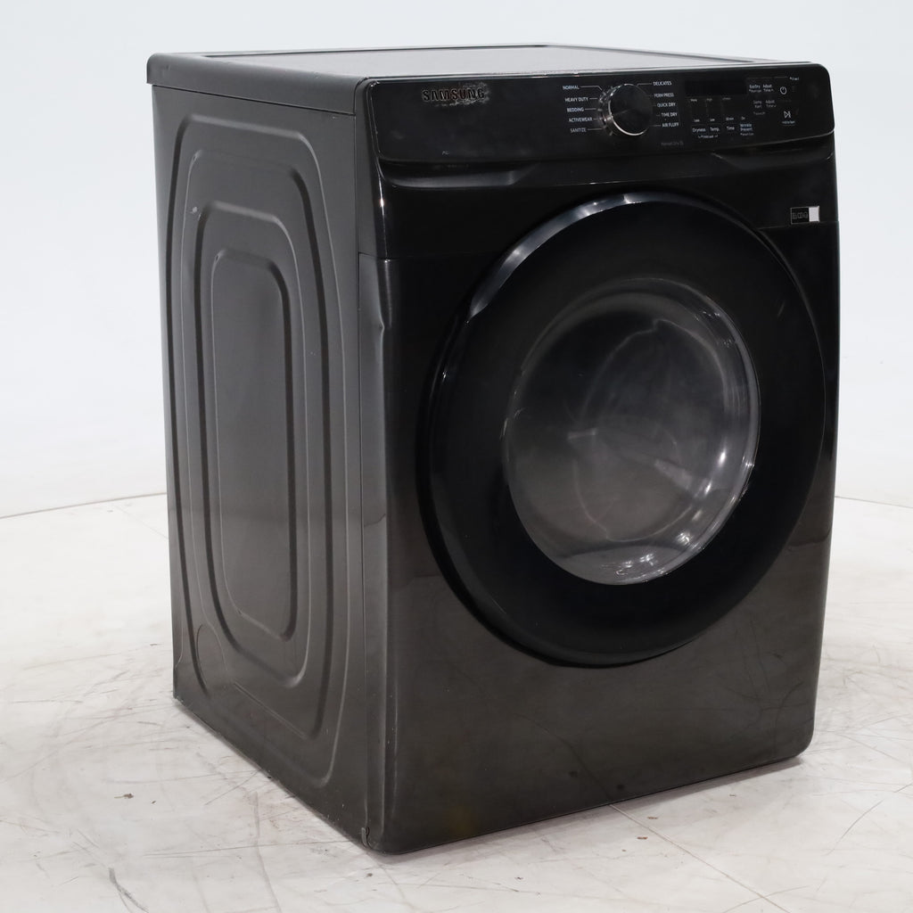 Pictures of Brushed Black Samsung 7.5 cu. ft. Frontload Electric Dryer with Sensor Dry - Scratch & Dent - Moderate - Neu Appliance Outlet - Discount Appliance Outlet in Austin, Tx