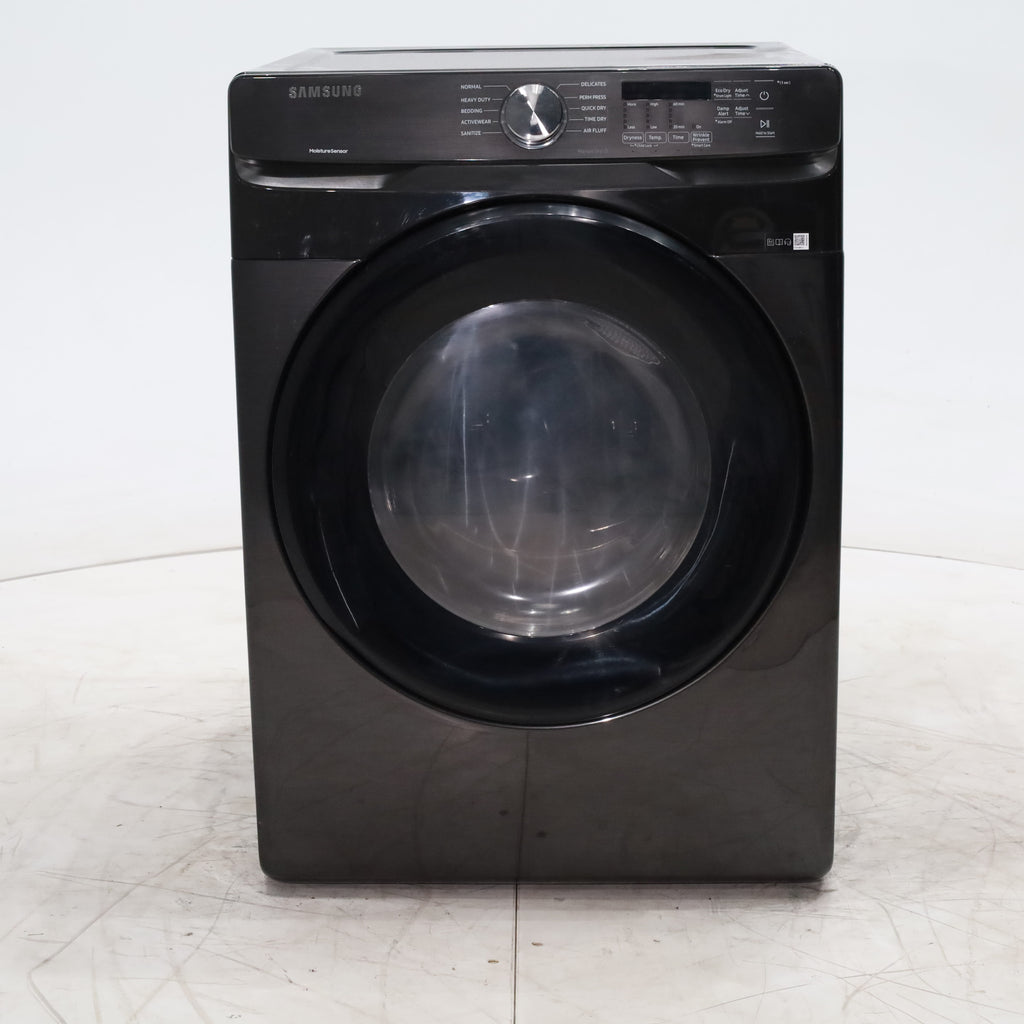 Pictures of Brushed Black Samsung 7.5 cu. ft. Frontload Electric Dryer with Sensor Dry - Scratch & Dent - Minor - Neu Appliance Outlet - Discount Appliance Outlet in Austin, Tx