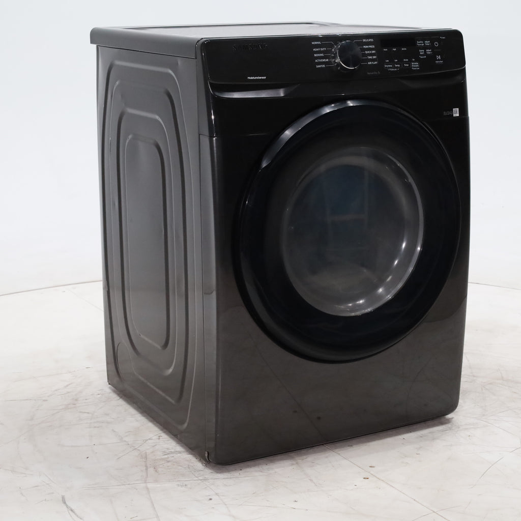 Pictures of Brushed Black Samsung 7.5 cu. ft. Frontload Electric Dryer with Sensor Dry - Scratch & Dent - Minor - Neu Appliance Outlet - Discount Appliance Outlet in Austin, Tx