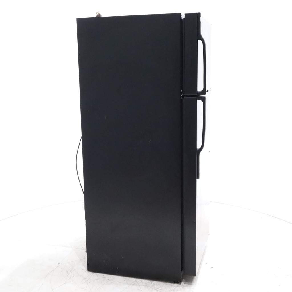 Pictures of 28" Wide GE Black ENERGY STAR 18.1 Cu. Ft. Top-Freezer Refrigerator with Large Door Storage - Certified Refurbished - Neu Appliance Outlet - Discount Appliance Outlet in Austin, Tx