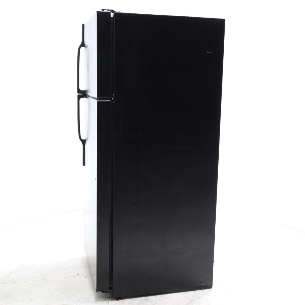 Pictures of 28" Wide GE Black ENERGY STAR 18.1 Cu. Ft. Top-Freezer Refrigerator with Large Door Storage - Certified Refurbished - Neu Appliance Outlet - Discount Appliance Outlet in Austin, Tx