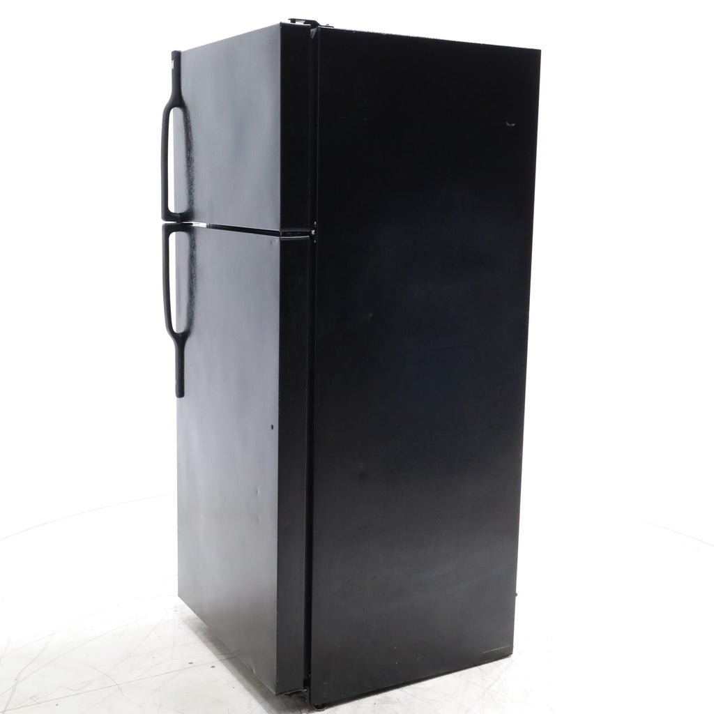 Pictures of 28" Wide GE Black ENERGY STAR 18.1 Cu. Ft. Top-Freezer Refrigerator with Large Door Storage - Certified Refurbished - Neu Appliance Outlet - Discount Appliance Outlet in Austin, Tx