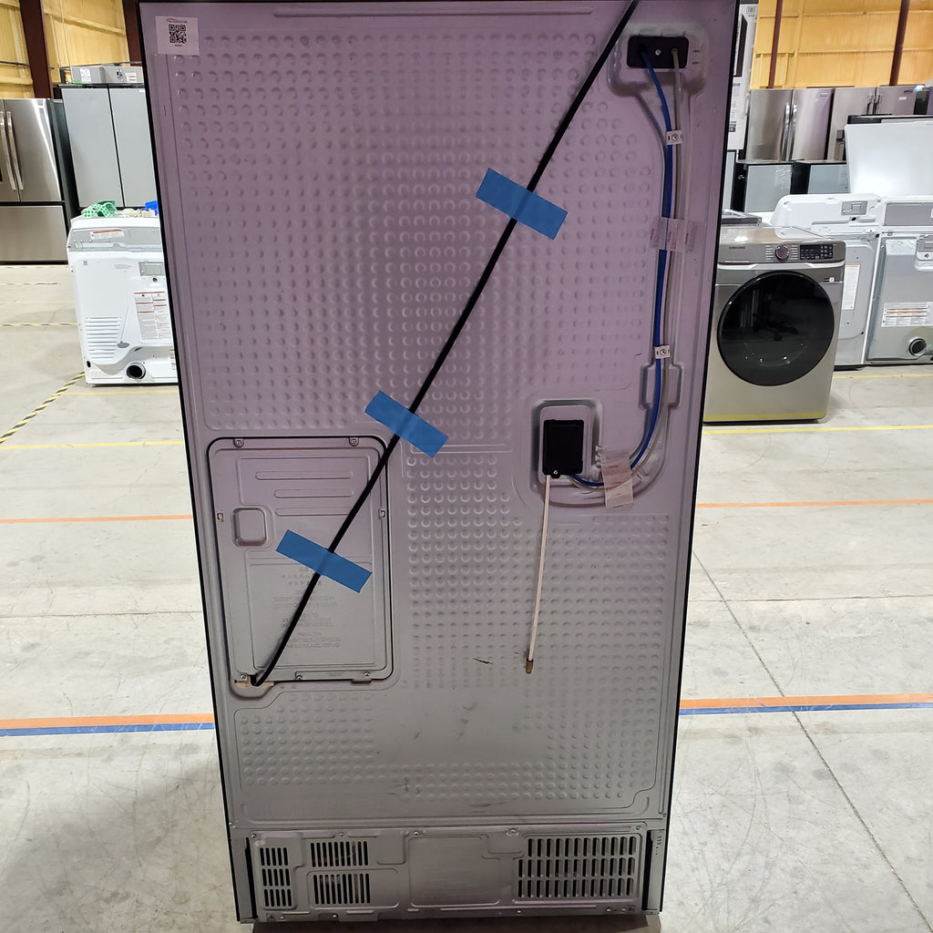 Pictures of Samsung 23 cu. ft. Counter Depth 4-Door Flex™ Refrigerator with FlexZone™ in Black Stainless Steel 05CR63 - RF23J9011SG - Scratch & Dent (Minor) - Neu Appliance Outlet - Discount Appliance Outlet in Austin, Tx