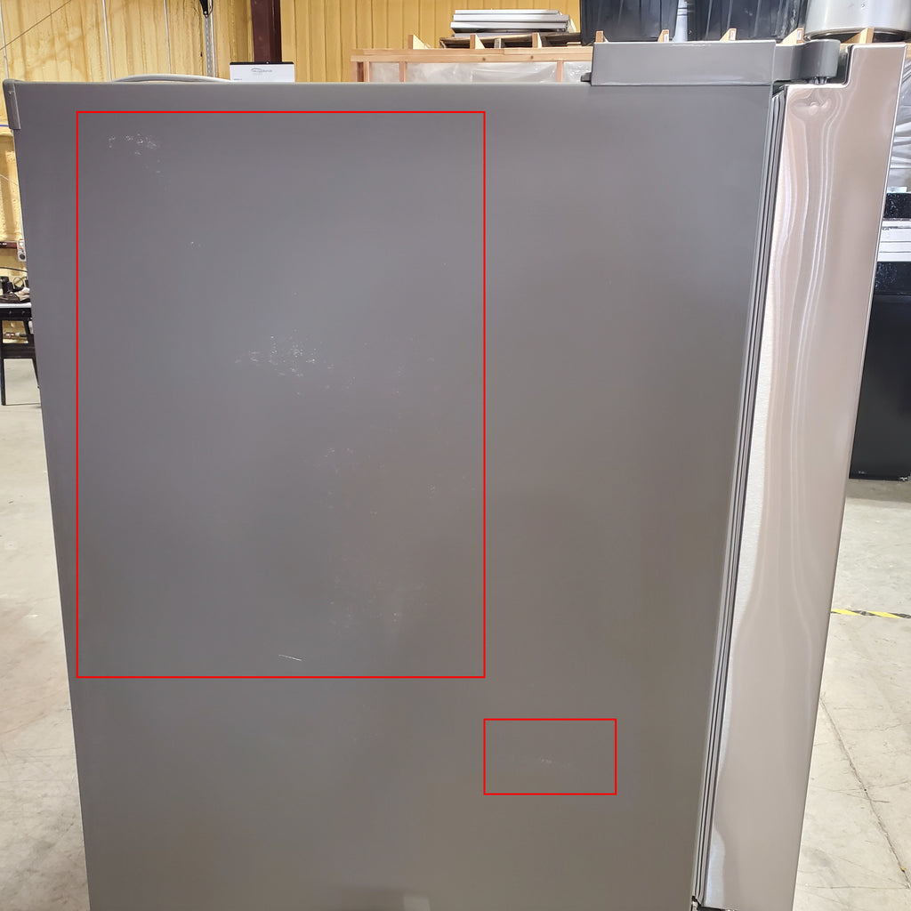 LG 29 cu. ft. Smart Standard-Depth MAX™ 4-Door French Door Refrigerator with Full-Convert Drawer™ in Print Proof Stainless Steel 5SD271 - LF29H8330S - Scratch & Dent (Moderate)