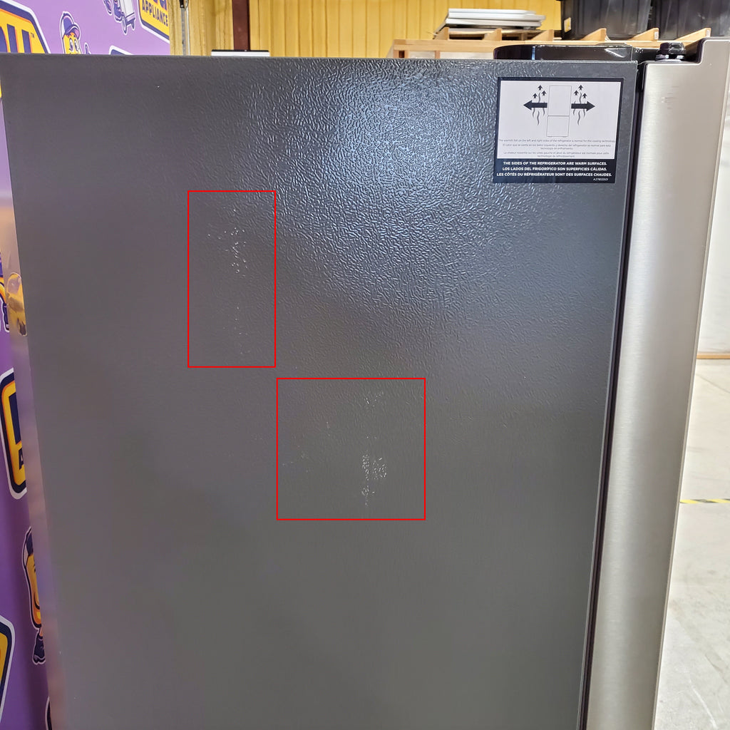 Pictures of Frigidaire Gallery 20 Cu. Ft. 30" Wide Standard-Depth French Door Refrigerator in Stainless Steel 20SD84 - GRFN2023AF - Scratch & Dent (Minor) - Neu Appliance Outlet - Discount Appliance Outlet in Austin, Tx