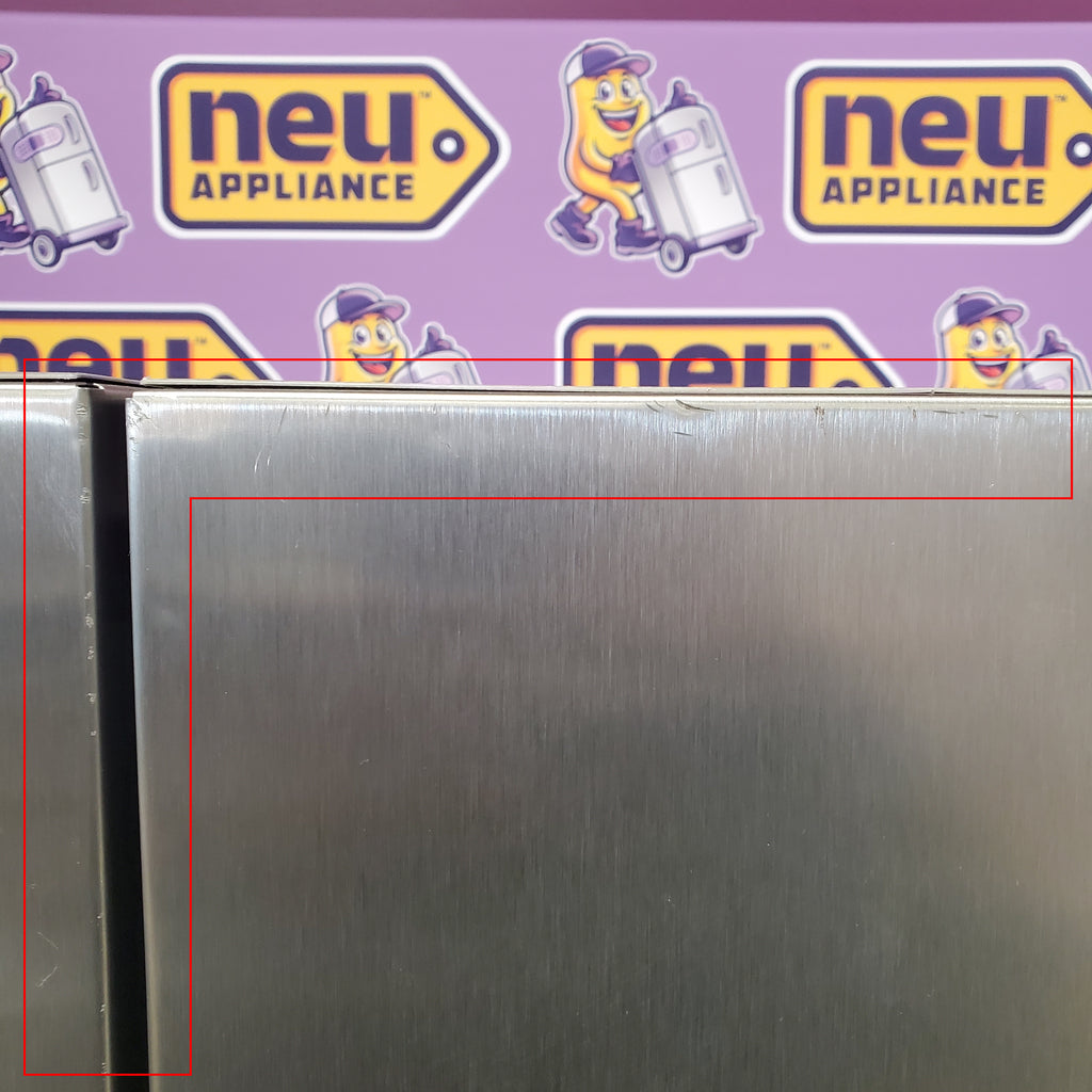 Frigidaire 25.6 cu. ft. ENERGY STAR Side by Side Refrigerator with Exterior Water and Ice Dispenser in Stainless Steel 3SD940 - FRSS2623AS - Scratch & Dent (Minor)