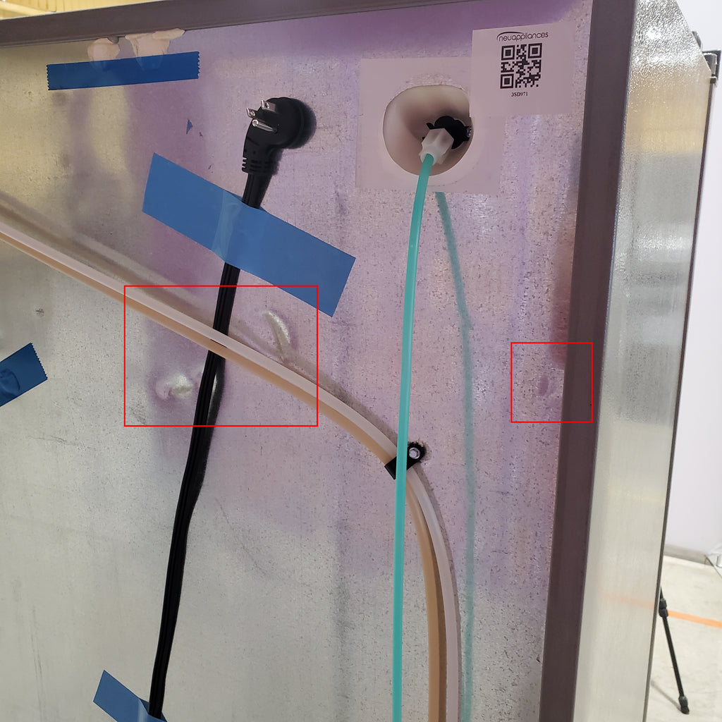 Frigidaire 25.6 cu. ft. ENERGY STAR Side by Side Refrigerator with Exterior Water and Ice Dispenser in Stainless Steel 3SD971 - FRSS2623AS - Scratch & Dent (Minor)