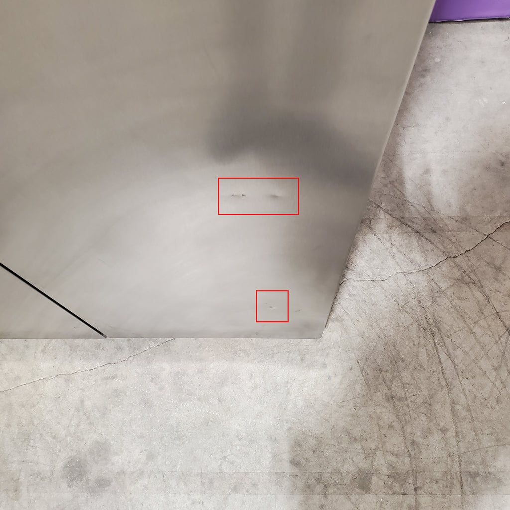 Frigidaire 25.6 cu. ft. ENERGY STAR Side by Side Refrigerator with Exterior Water and Ice Dispenser in Stainless Steel 3SD1052 - FRSS2623AS - Scratch & Dent (Moderate)