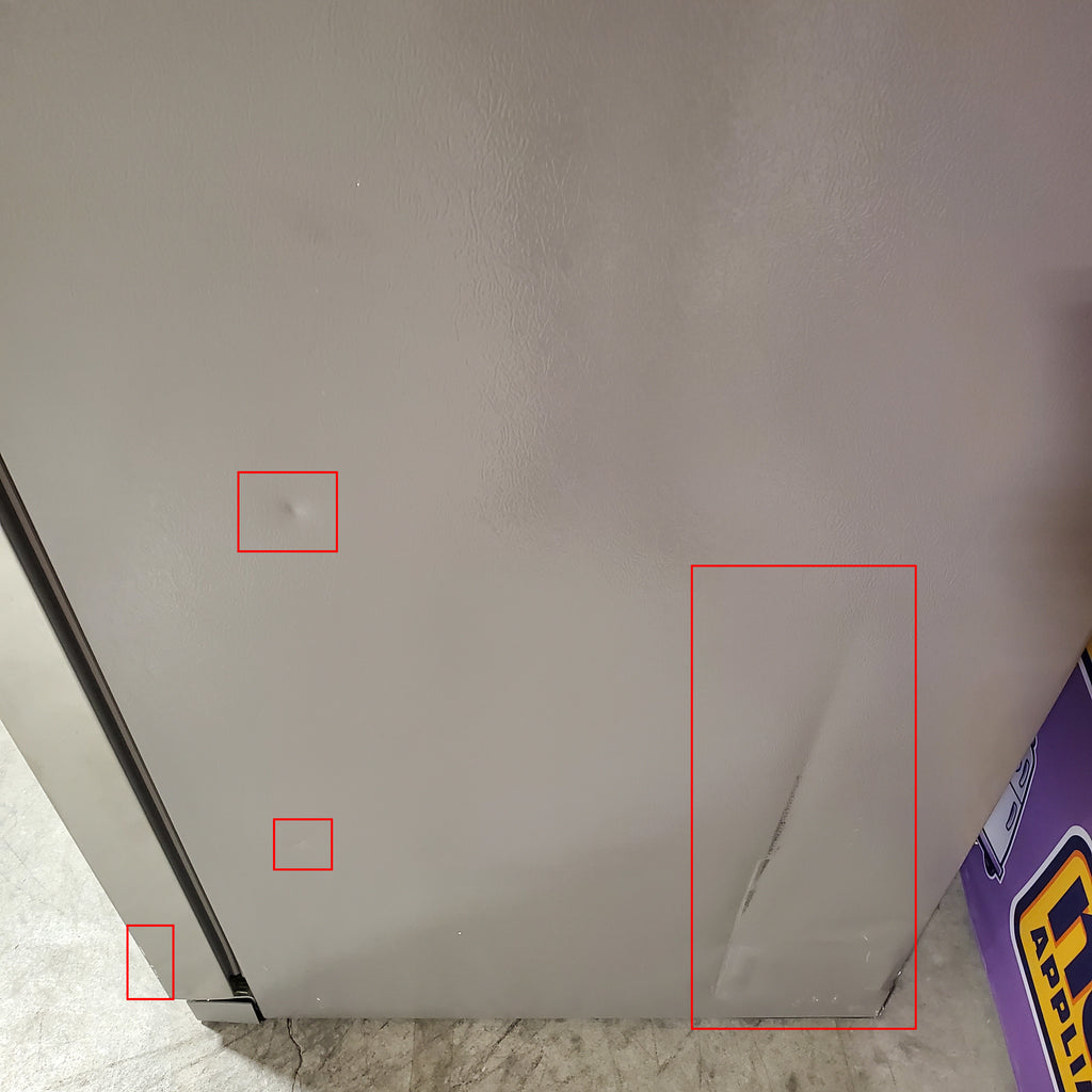 Frigidaire 25.6 cu. ft. ENERGY STAR Side by Side Refrigerator with Exterior Water and Ice Dispenser in Stainless Steel 3SD813 - FRSS2623AS - Scratch & Dent (Minor)