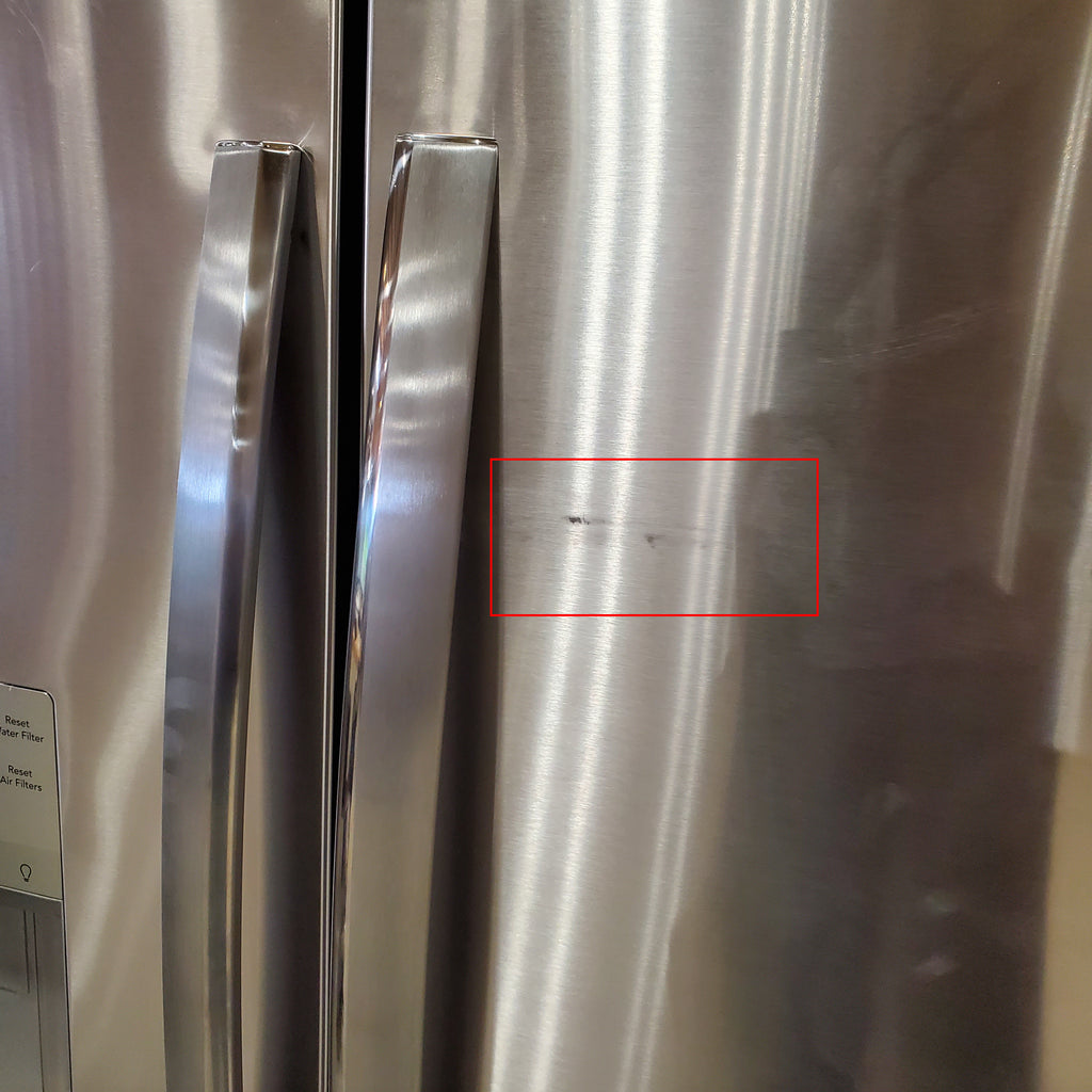 Frigidaire 27.8 cu. ft. 3 Door French Door Refrigerator with Exterior Water and Ice Dispenser 3SD436 - FRFS2823AS - Scratch & Dent (Minor)