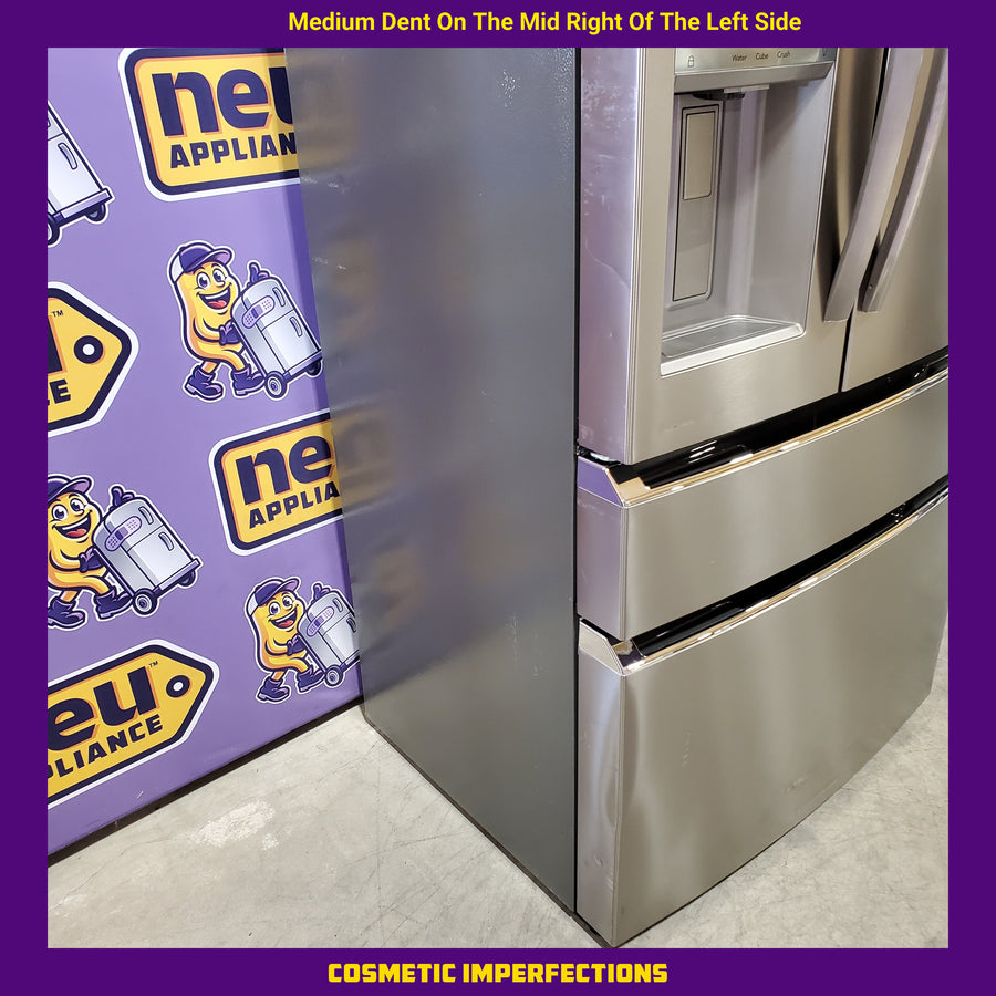 Frigidaire Gallery 22 Cu. Ft. 4-Door Counter-depth French Door Refrigerator with Ice Maker (Fingerprint Resistant Stainless Steel) ENERGY STAR GRMC2273CF - Scratch & Dent (Moderate)