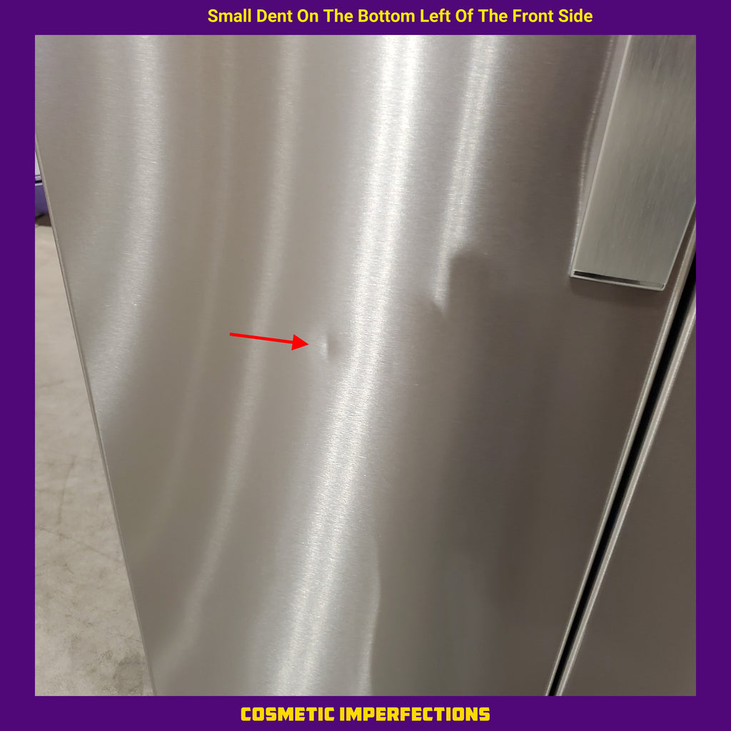 Pictures of Whirlpool 33 Inch Wide Side by Side 21 Cu. Ft. Refrigerator with Can Caddy and Frameless Glass Shelves in Fingerprint Resistant Stainless Steel WRS321SDHZ - Scratch and Dent (Minor) - Neu Appliance Outlet - Discount Appliance Outlet in Austin, Tx
