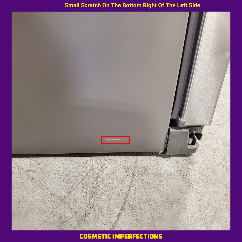 Pictures of Whirlpool Counter Depth 20.6 cu. ft. Side by Side Refrigerator in Fingerprint-Resistant Stainless Steel with In Door Ice and Water Dispenser WRS571CIHZ Scratch & Dent - Minor - Neu Appliance Outlet - Discount Appliance Outlet in Austin, Tx