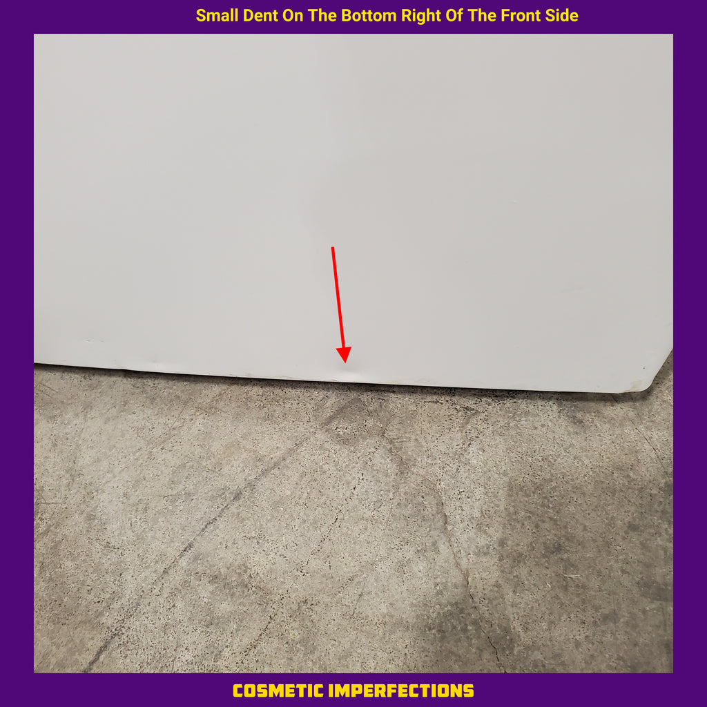 Pictures of GE White Energy Star Certified Electric Aluminized Alloy Drum Dryer with Sensor Dry and Extended Tumble GTD65EBSJWS - Scratch and Dent (Minor) - Neu Appliance Outlet - Discount Appliance Outlet in Austin, Tx