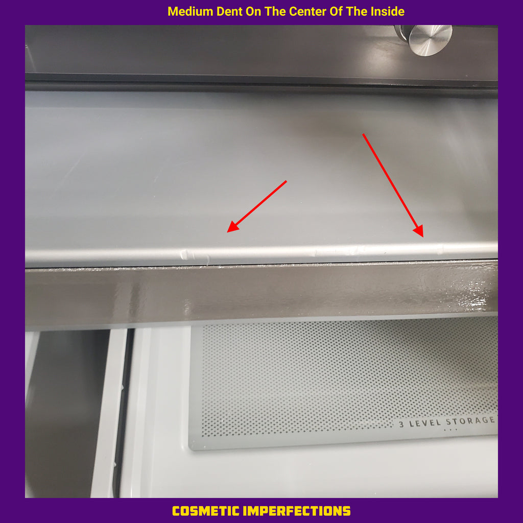Pictures of KitchenAid 23.8 cu. ft. 36" Counter-Depth French Door Platinum Interior Refrigerator with PrintShield™ Finish KRFC704FPS - Scratch and Dent (Minor) - Neu Appliance Outlet - Discount Appliance Outlet in Austin, Tx
