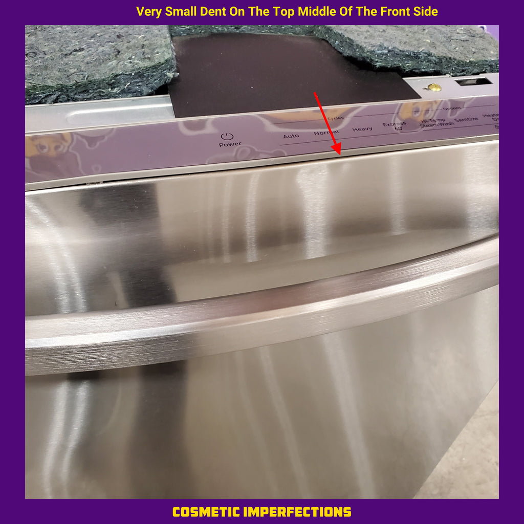 Pictures of Samsung 24 in. Built-In Tall Tub 51 dBA Dishwasher in Fingerprint Resistant Stainless Steel with 3rd Rack and AutoRelease Door 25SD051 - DW80CG4051SR - Scratch & Dent (Major) - Neu Appliance Outlet - Discount Appliance Outlet in Austin, Tx