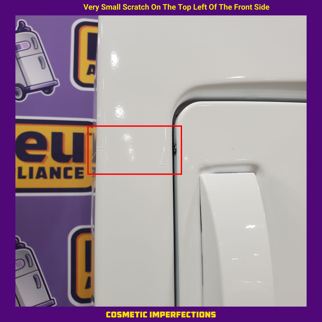 Pictures of GE Unitized Spacemaker® 2.3 cu. ft. Capacity Washer with Stainless Steel Basket and 4.4 cu. ft. Capacity Electric Dryer 24SD034 - GUD24ESSMWW - Scratch & Dent (Moderate) - Neu Appliance Outlet - Discount Appliance Outlet in Austin, Tx