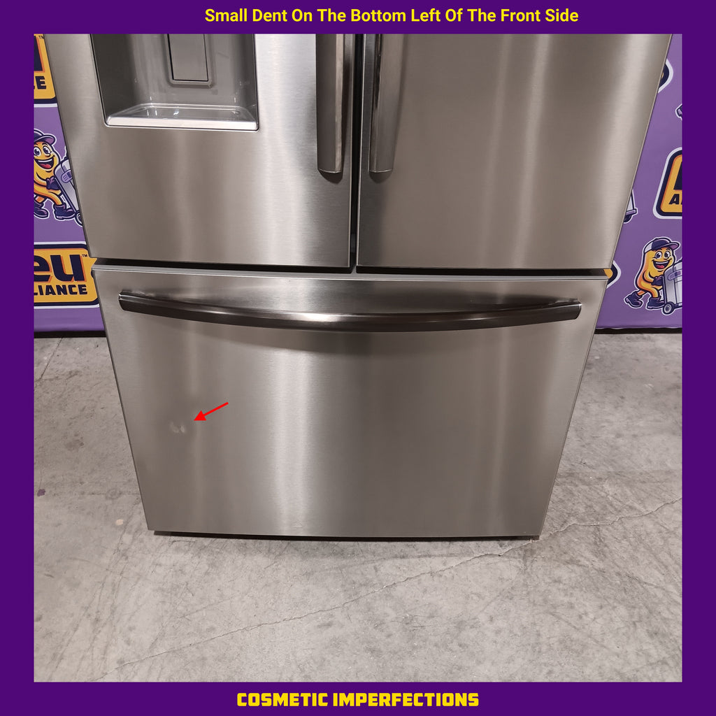Pictures of Frigidaire 27.8-cu ft ENERGY STAR French Door Refrigerator with Dual Ice Maker in Fingerprint Resistant Stainless Steel 20231SD238 - GRFS2853AF - Scratch & Dent (Moderate) - Neu Appliance Outlet - Discount Appliance Outlet in Austin, Tx