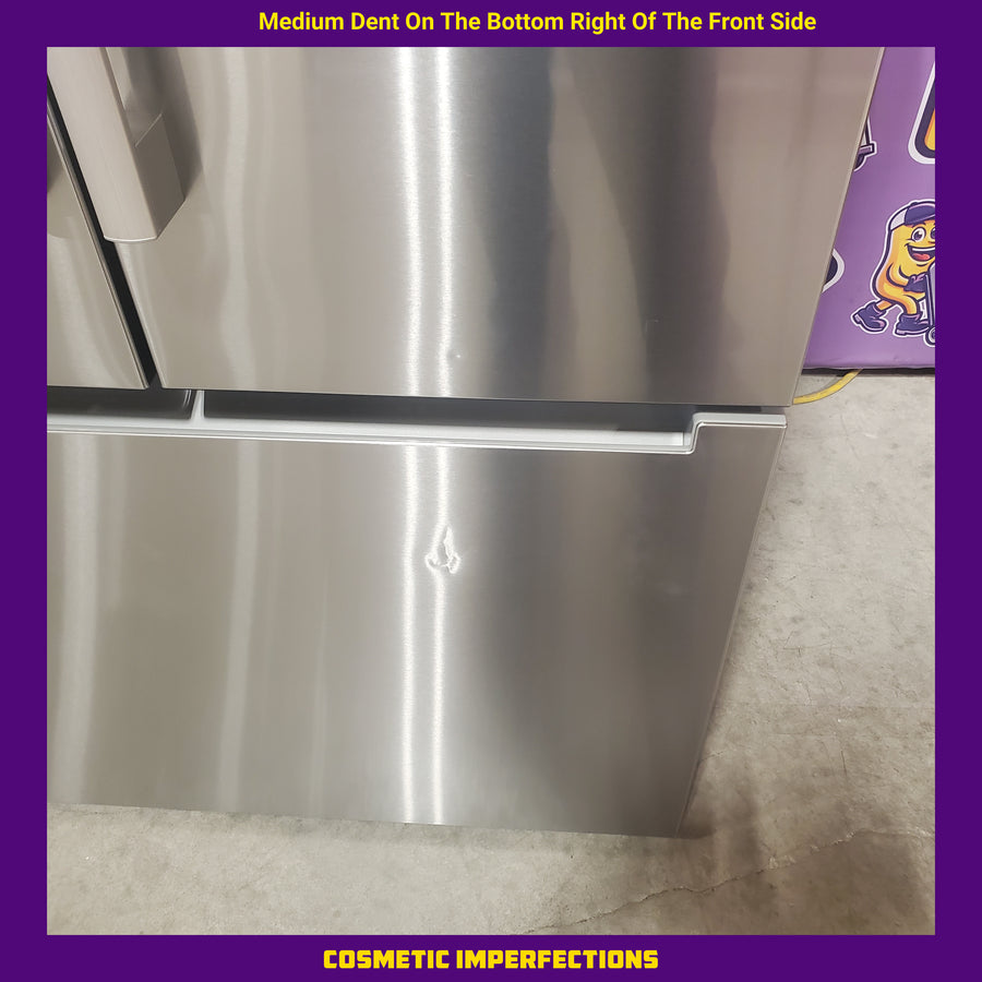 Bosch Fastest Ice Maker Standard-Depth 300 Series 26-cu ft 36-in Wide with Ice Maker ENERGY STAR Certified in Stainless Steel 22142801 - B36D31ENS - Scratch & Dent (Moderate)