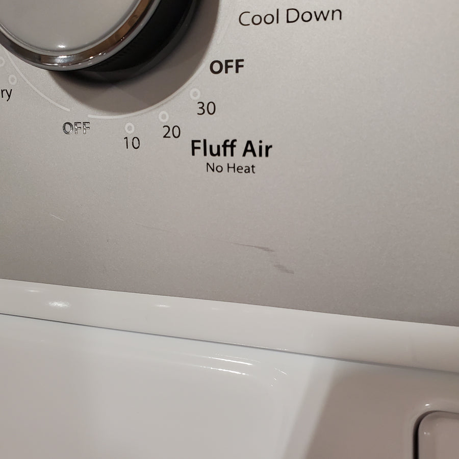 Whirlpool White Electric Extra Large 7.0 Cu. Ft. Dryer with Wrinkle Shield 22121517 - WED4815EW - Scratch & Dent (Minor)