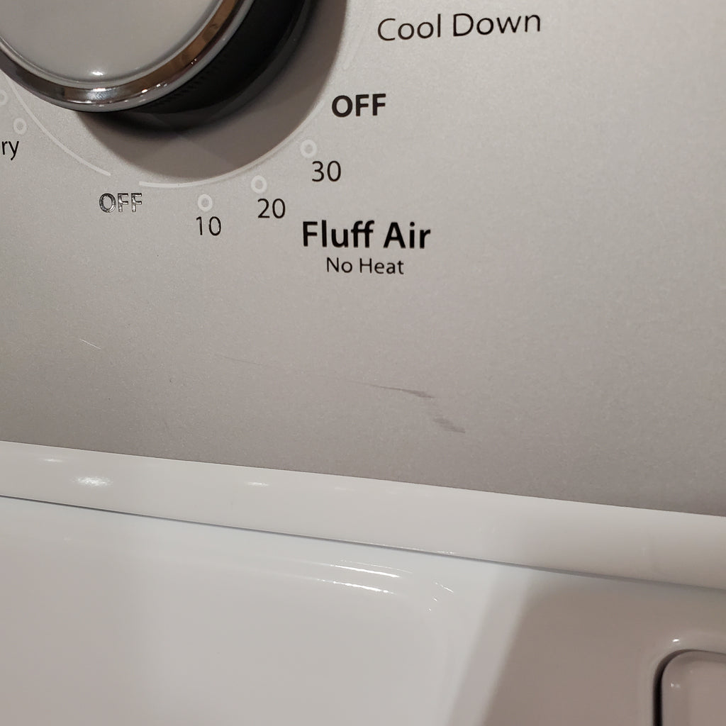 Whirlpool White Electric Extra Large 7.0 Cu. Ft. Dryer with Wrinkle Shield 22121517 - WED4815EW - Scratch & Dent (Minor)