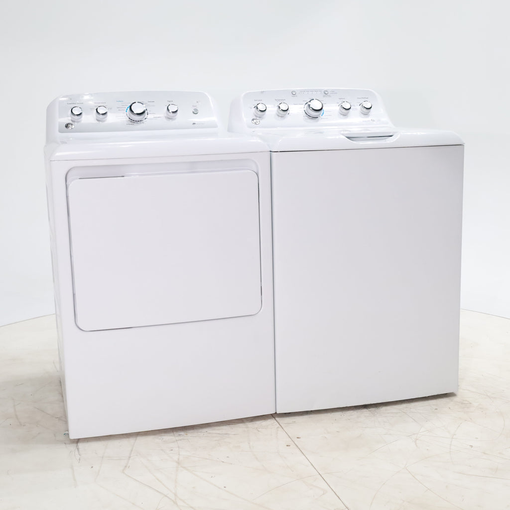 Pictures of ENERGY STAR GE. 4.2 cu. ft. Top Load Washing Machine with Stain Removal Guide and HE GE 7.2 cu. ft. Electric Dryer with HE Sensor Dry - Certified Refurbished - Neu Appliance Outlet - Discount Appliance Outlet in Austin, Tx