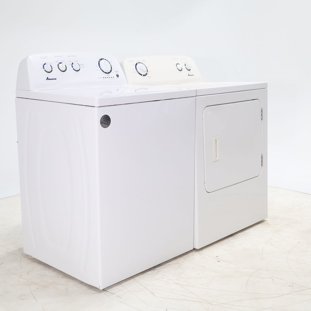 Pictures of Amana 3.8 cu. ft. Top Load Washing Machine with Deep Water Wash Option and Amana 7.0 cu. ft. Electric Dryer with Automatic Cycles - Certified Refurbished - Neu Appliance Outlet - Discount Appliance Outlet in Austin, Tx