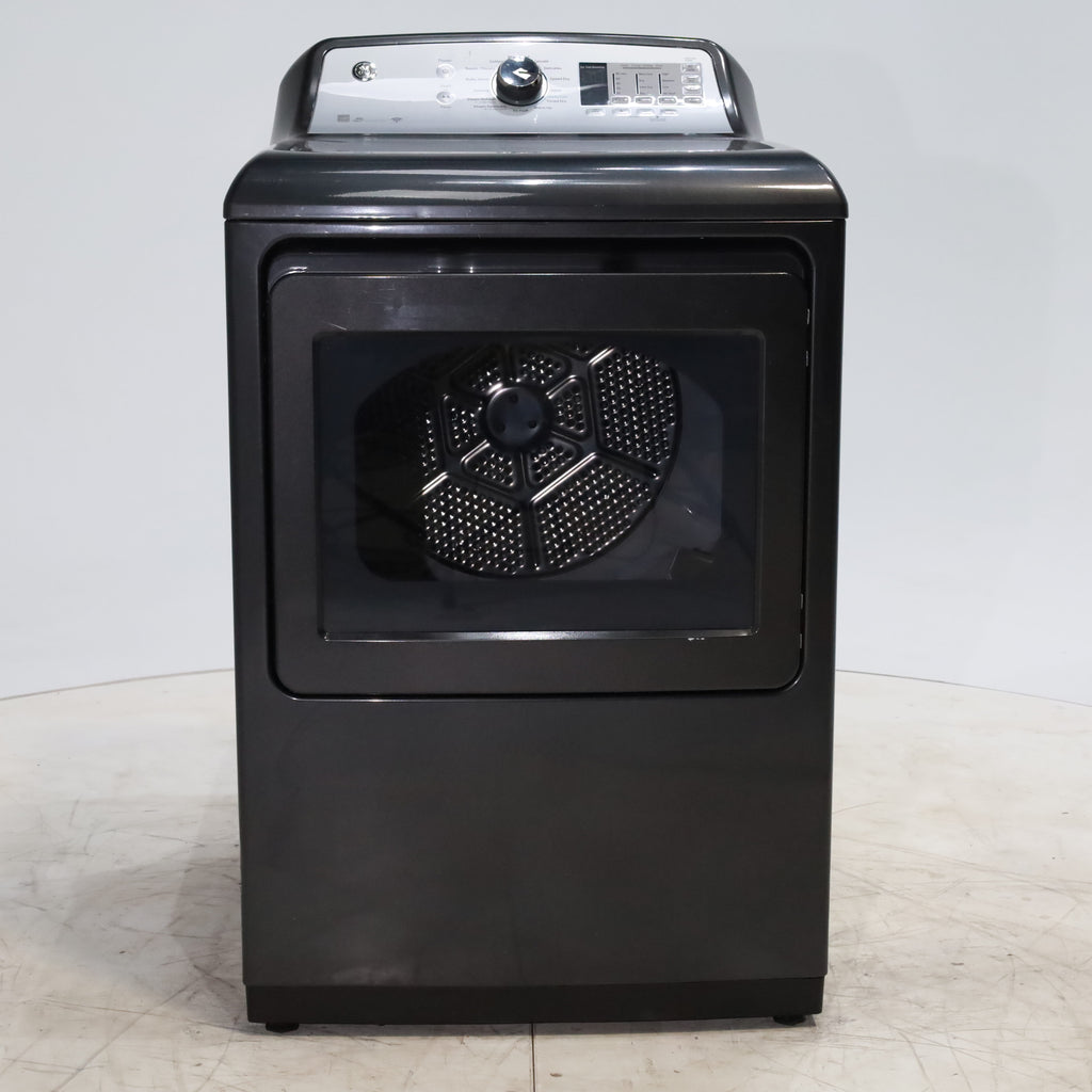 Pictures of Diamond Gray ENERGY STAR GE 7.4 cu. ft. Steam Electric Dryer with My Cycle - Certified Refurbished - Neu Appliance Outlet - Discount Appliance Outlet in Austin, Tx