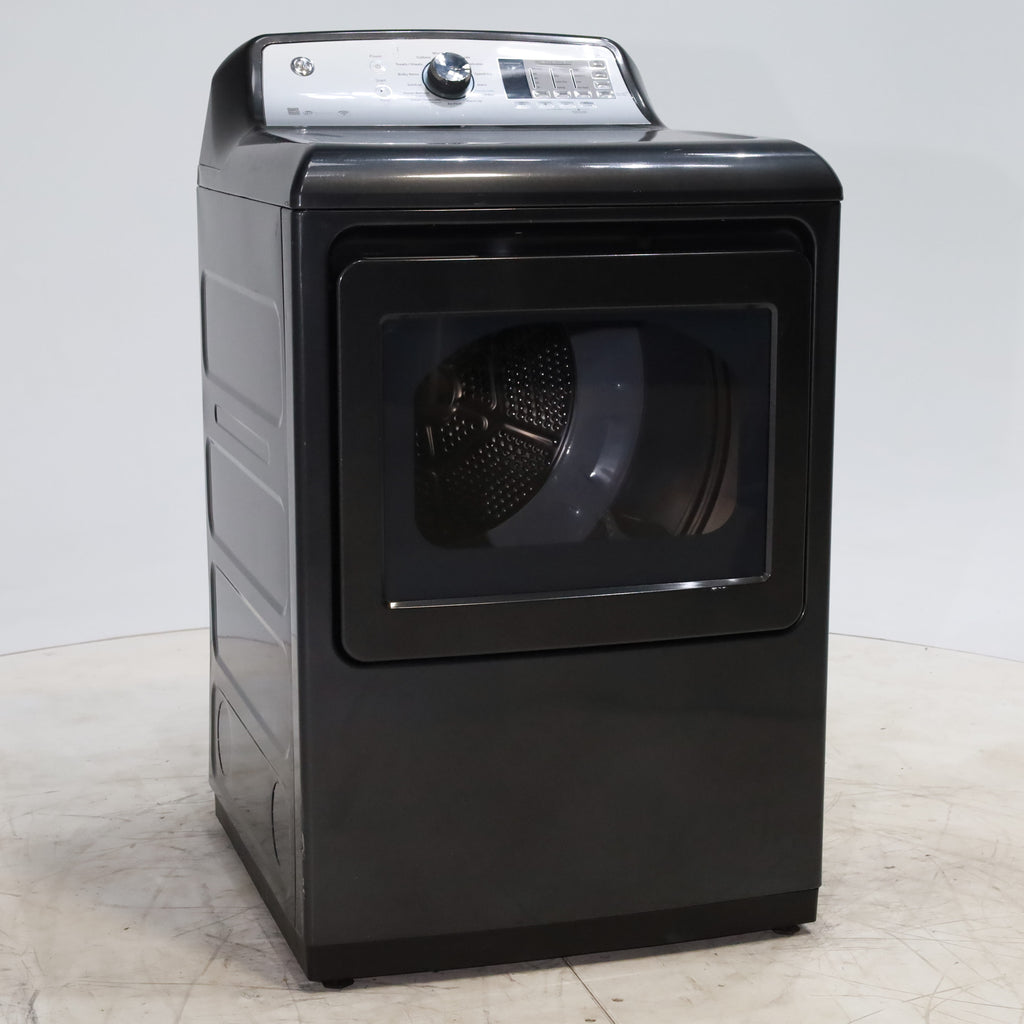 Pictures of Diamond Gray ENERGY STAR GE 7.4 cu. ft. Steam Electric Dryer with My Cycle - Certified Refurbished - Neu Appliance Outlet - Discount Appliance Outlet in Austin, Tx