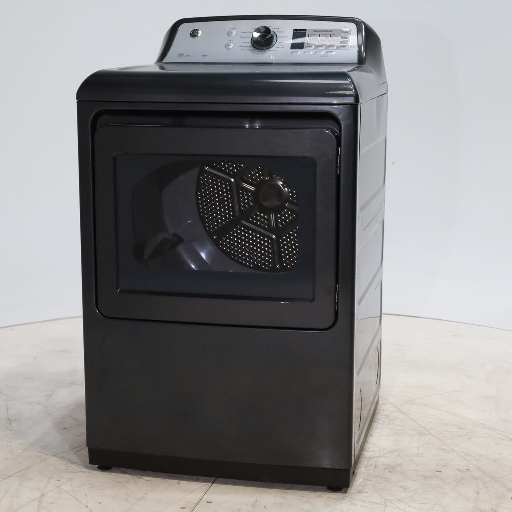 Pictures of Diamond Gray ENERGY STAR GE 7.4 cu. ft. Steam Electric Dryer with My Cycle - Certified Refurbished - Neu Appliance Outlet - Discount Appliance Outlet in Austin, Tx