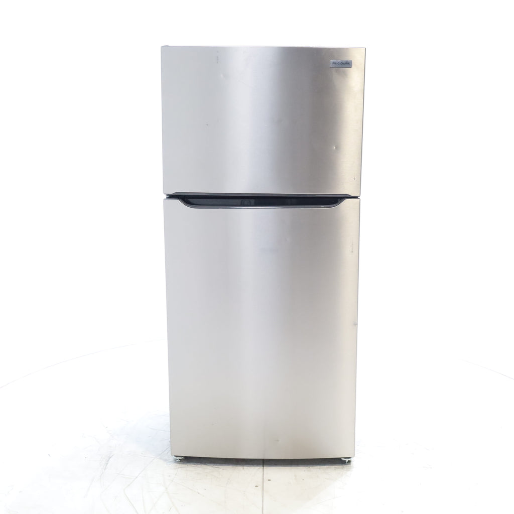 Pictures of 30 in. Wide EasyCare Stainless Steel Frigidaire 20.0 cu. ft. Top Freezer Refrigerator with EvepTemp Cooling System - Certified Refurbished - Neu Appliance Outlet - Discount Appliance Outlet in Austin, Tx