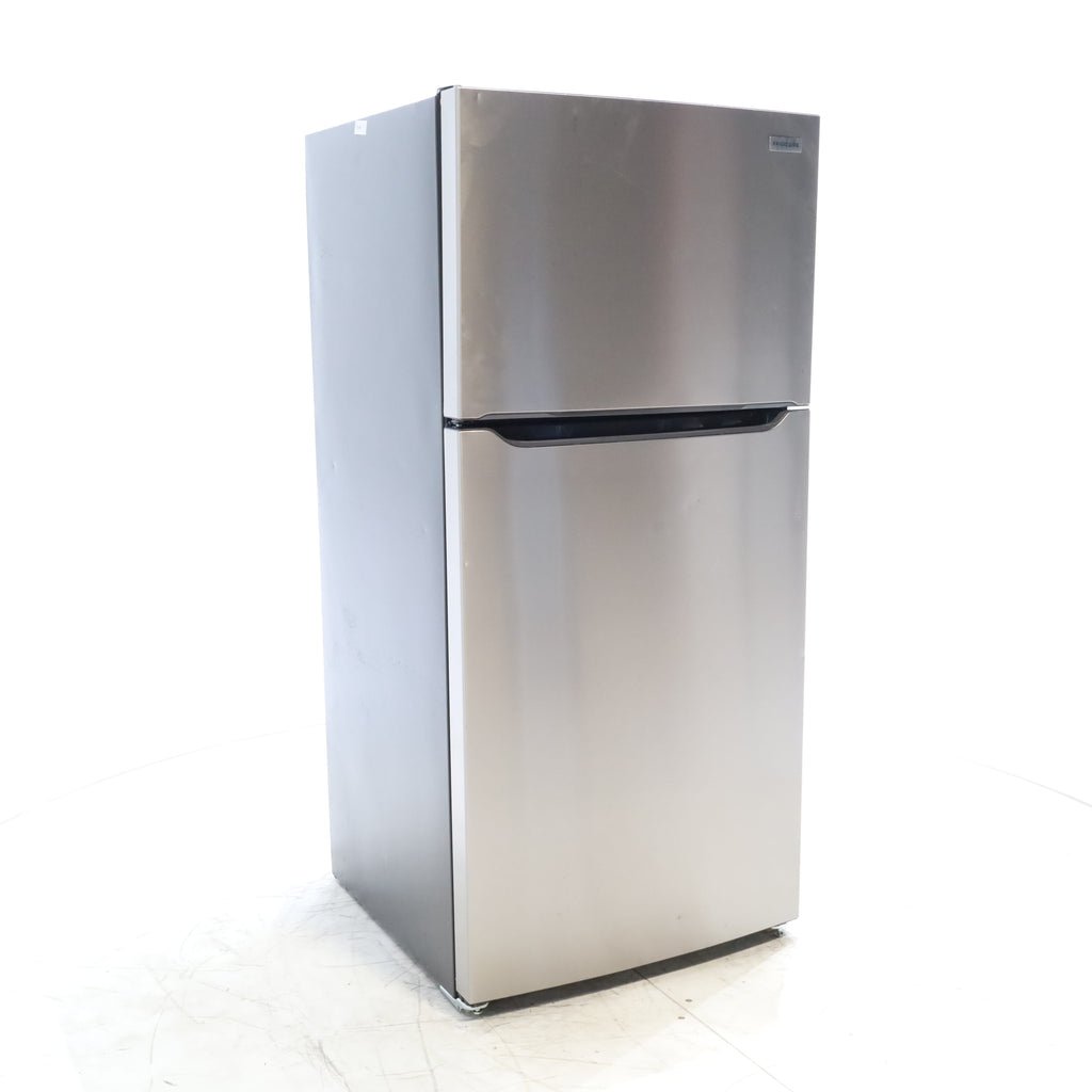 Pictures of 30 in. Wide EasyCare Stainless Steel Frigidaire 20.0 cu. ft. Top Freezer Refrigerator with EvepTemp Cooling System - Certified Refurbished - Neu Appliance Outlet - Discount Appliance Outlet in Austin, Tx