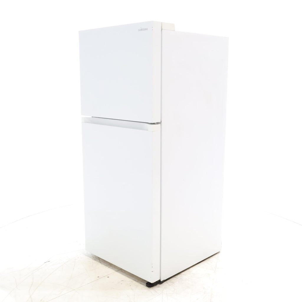 Pictures of Samsung White 18 cu. ft. ENERGY STAR Top Freezer Refrigerator with FlexZone - Certified Refurbished - Neu Appliance Outlet - Discount Appliance Outlet in Austin, Tx