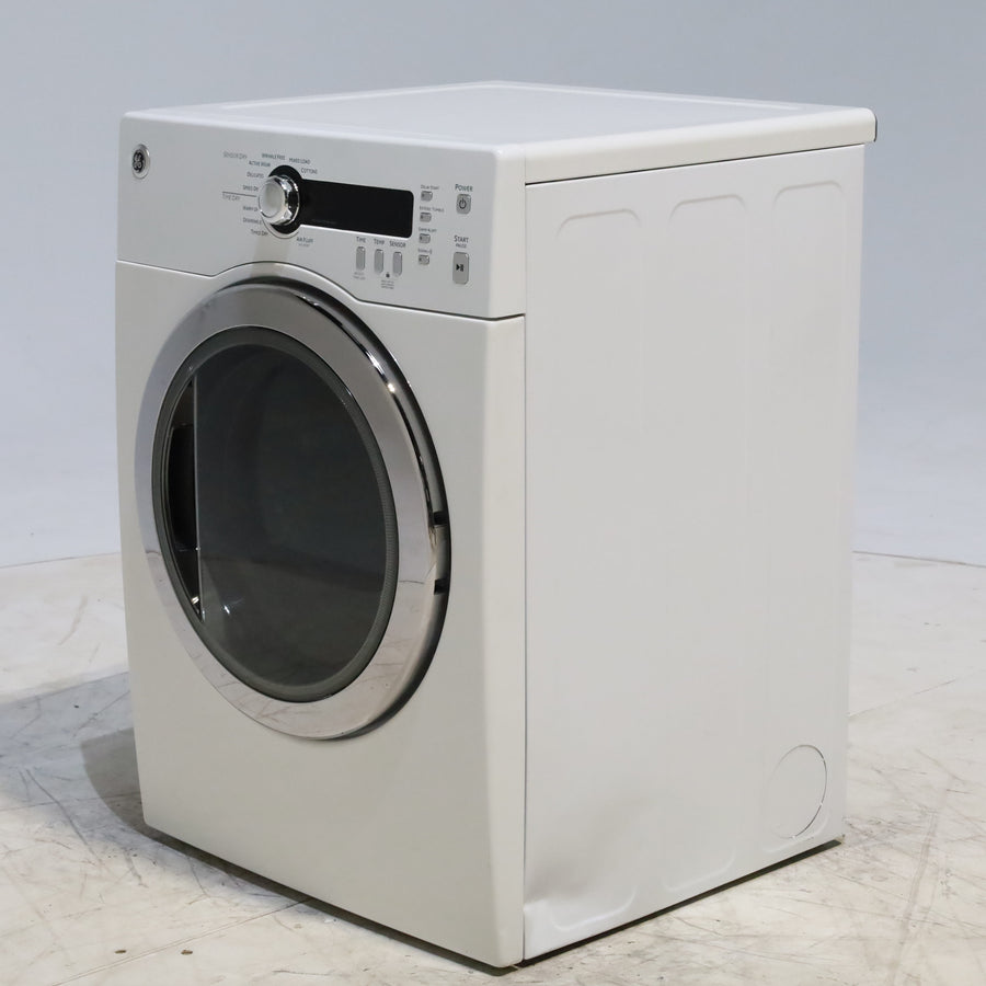 24" Wide Compact GE 4.0 cu.ft. Capacity Electric Dryer with Durable Stainless Steel Drum -  Certified Refurbished